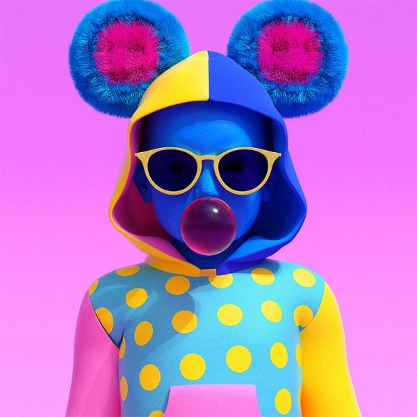 child colors mickey bubble photo